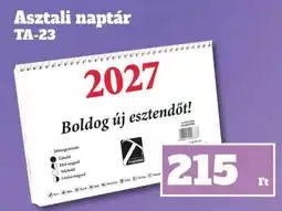 Vil-For Asztali naptár ajánlat