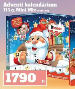 Vil-For Kinder adventi kalendárium ajánlat