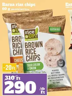 Vil-For rice up brown rice chips ajánlat