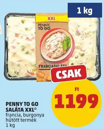 Penny to go saláta xxl