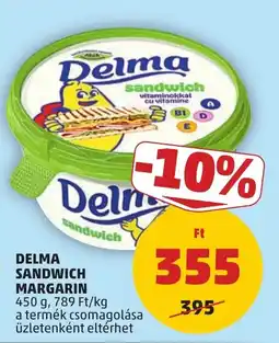 PENNY Delma sandwich margarin ajánlat