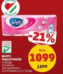 PENNY Wippy toalettpapír ajánlat
