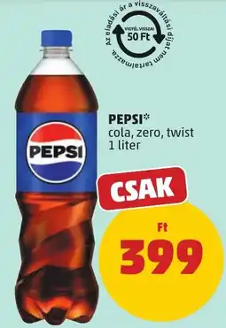 PENNY Pepsi cola, zero, twist ajánlat