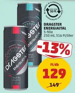PENNY Dragster energiaital ajánlat