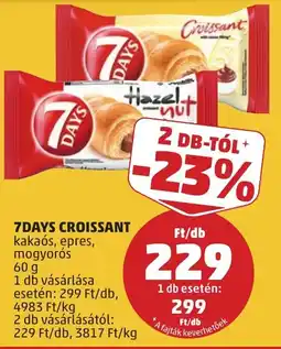 PENNY 7days croissant ajánlat