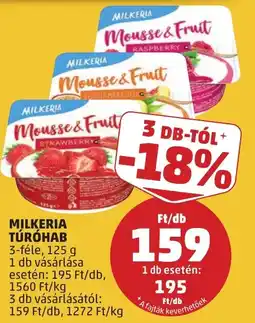 PENNY Milkeria túróhab ajánlat