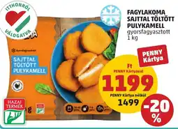 PENNY Fagylakoma sajttal töltött pulykamell ajánlat