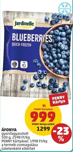 PENNY Jardinelle blueberries ajánlat