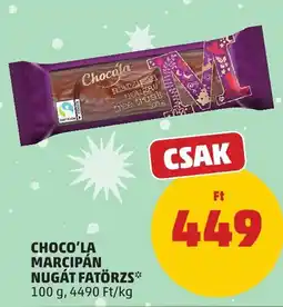 PENNY Choco'la marcipán nugát fatörzs ajánlat