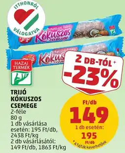 PENNY Trijó kókuszos csemege ajánlat