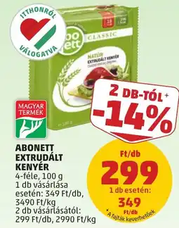 PENNY Boett classic extrudált kenyér ajánlat