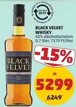 PENNY Black velvet whisky ajánlat