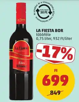 PENNY La Fiesta bor ajánlat