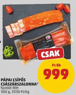 PENNY Pápai csípős császárszalonna ajánlat