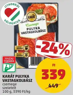 PENNY Karát pulyka vastagkolbász ajánlat