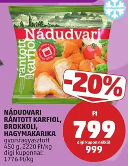 PENNY Nádudvari rántott karfiol, brokkoli, hagymakarika ajánlat