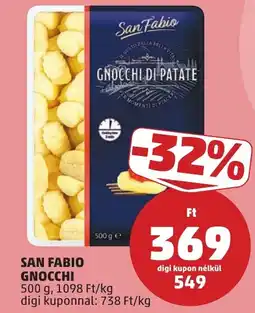 PENNY San Fabio gnocchi ajánlat