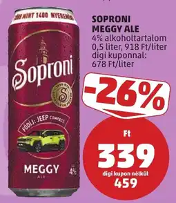 PENNY Soproni Meggy Ale ajánlat