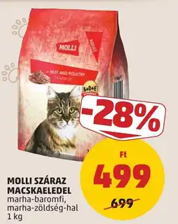 PENNY Molli száraz macskaeledel ajánlat