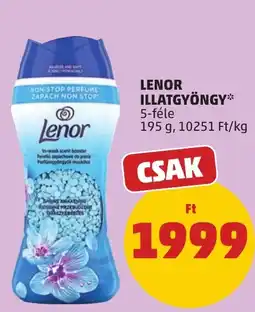 PENNY Lenor illatgyöngy ajánlat