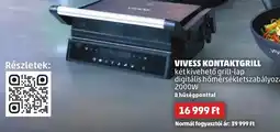 PENNY Vivess kontaktgrill ajánlat