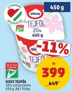 PENNY Sissy tejföl ajánlat