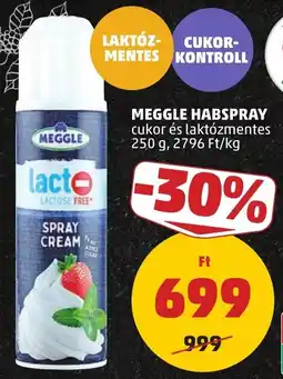 PENNY Meggle habspray ajánlat