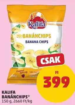 PENNY Kalifa banánchips ajánlat
