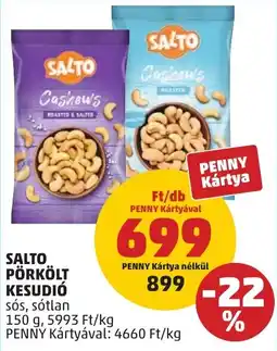 PENNY Salto pörkolt kesudió ajánlat