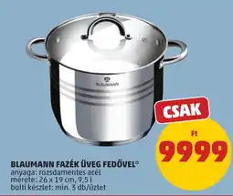 PENNY Blaumann fazék üveg fedővel ajánlat