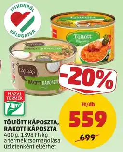 PENNY Dárdás töltött káposzta, rakott káposzta ajánlat