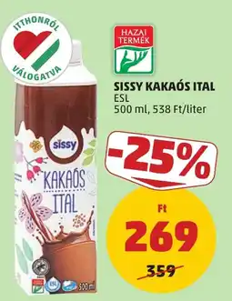 PENNY Sissy kakaós ital ajánlat