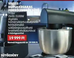 PENNY Vivess duplakosaras forrólevegős sütő ajánlat