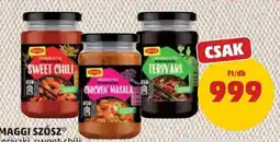 PENNY Maggi szósz* ajánlat
