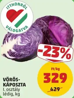 PENNY Vörös-káposzta ajánlat