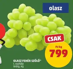 PENNY Olasz fehér szőlő ajánlat
