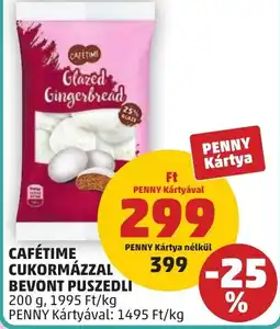 PENNY Cafetime cukormázzal bevont puszedli ajánlat