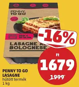 PENNY Penny to go lasagne ajánlat