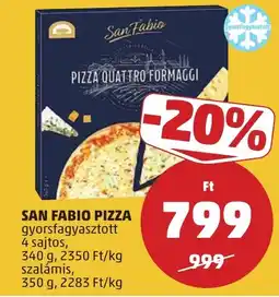 PENNY San Fabio pizza ajánlat