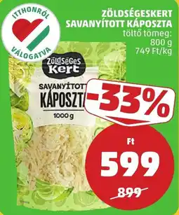 PENNY Zöldséges Kert savanyított káposzta ajánlat