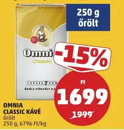 PENNY Omnia classic kávé ajánlat