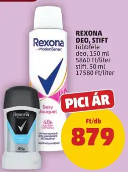 PENNY Rexona deo, stift ajánlat