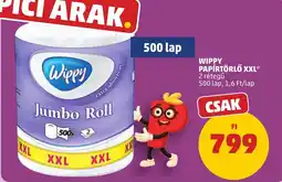 PENNY Wippy papírtörlő XXL ajánlat