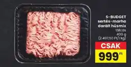 Spar S-budget darált húsmix ajánlat