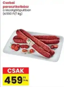 Interspar Csabai parasztkolbász ajánlat