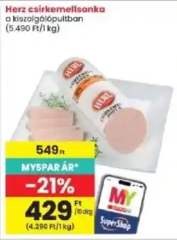 Interspar Herz csirkemellsonka ajánlat