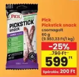 Interspar Pick pickstick snack ajánlat