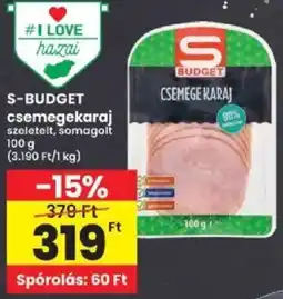 Interspar S-budget csemegekaraj ajánlat