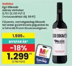 Interspar Soltész egri bikavér ajánlat