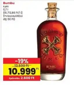 Interspar Bumbu rum ajánlat